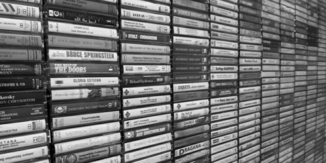 Wall of tapes